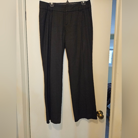 Banana Republic Black pinstripe pants - Picture 2 of 4